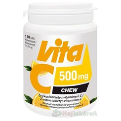 Vitabalans Vita C 500 mg Chew mandarinka pomeranč 150 tablet