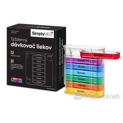 SimplyMED týdenní dávkovač léků vysouvací