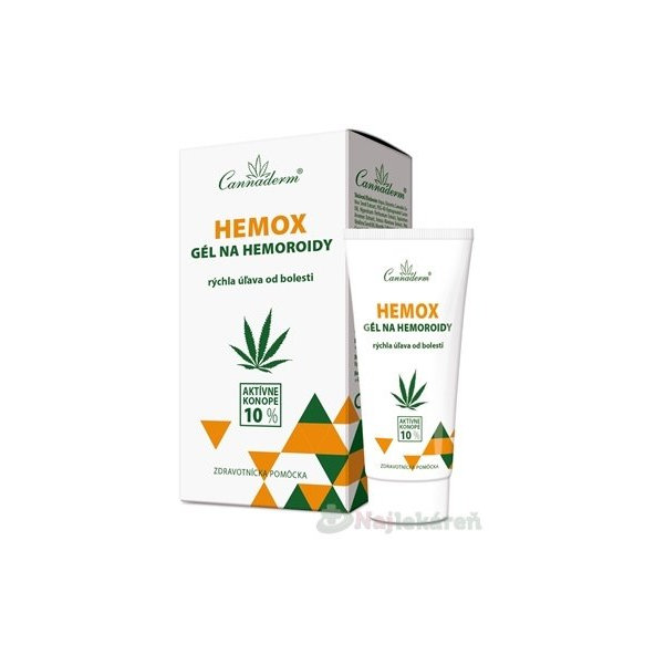 Cannaderm Hemox gel na hemoroidy 40 g