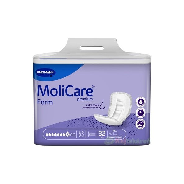 MoliCare Premium Form 8 kapek vkládací pleny 32 ks