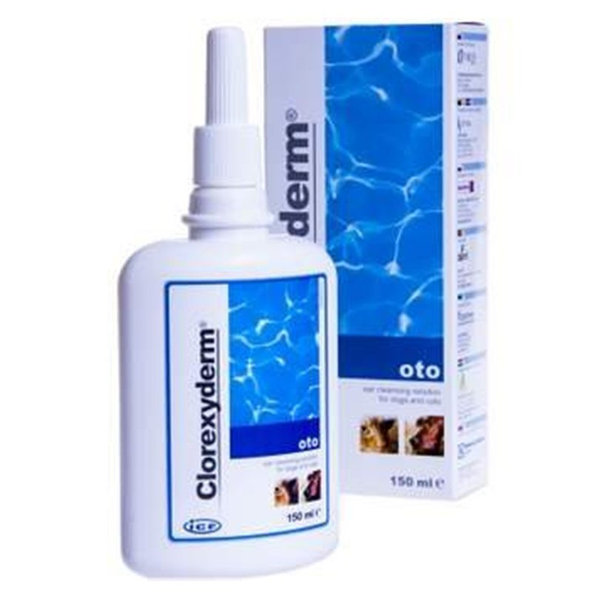 Clorexyderm Oto Piú čisticí roztok na uši pro psy a kočky 150 ml