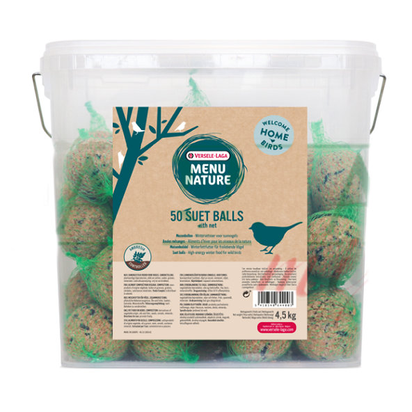 Versele-Laga lojové koule v síťce v plastovém kbelíku 50 × 90 g