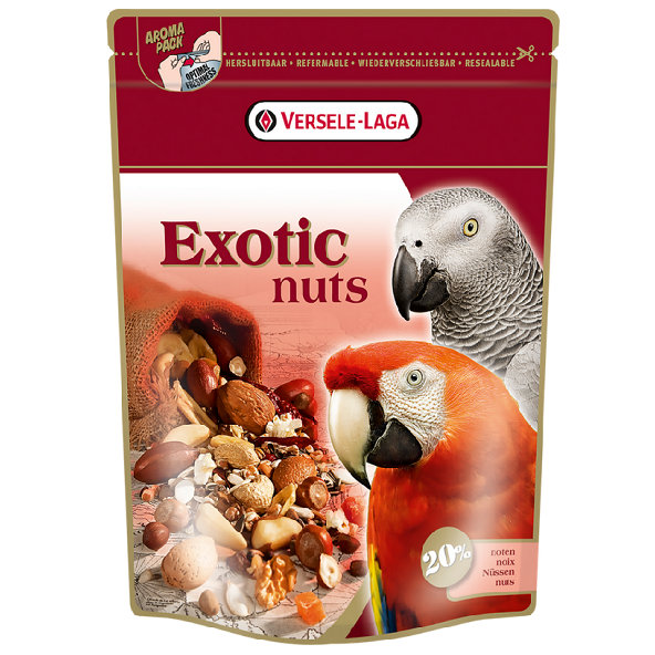 Versele-Laga Prestige Premium Parrots Exotic Nuts Mix krmivo pro velké papoušky 750 g