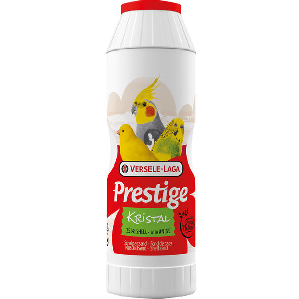 Versele-Laga Shell Sand Kristal Box bílý písek s anýzem pro ptáky 2 kg