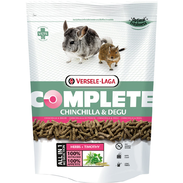 Versele-Laga Complete Chinchilla & Degu extrudované krmivo pro činčily a osmáky 500 g