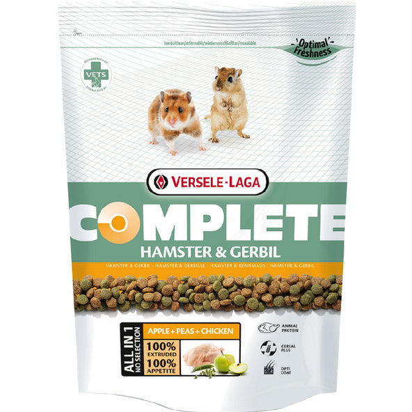 Versele Laga Complete Hamster & Gerbil extrudované krmivo pro křečky a pískomily 500 g