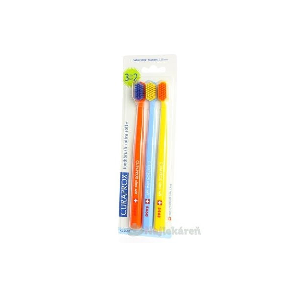 Curaprox CS 5460 Ultrasoft zubní kartáček 3 ks
