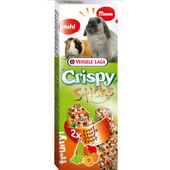 Versele Laga Crispy Sticks králík a morče pamlsek s ovocem 2 ks 110 g