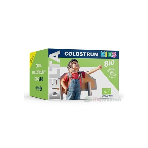 DELTA COLOSTRUM Kids BIO 40 kapslí