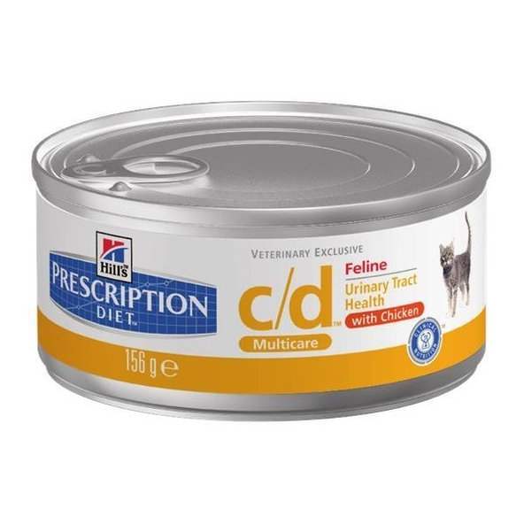 Hill's PD Feline c/d Multicare Chicken konzerva pro kočky 156 g