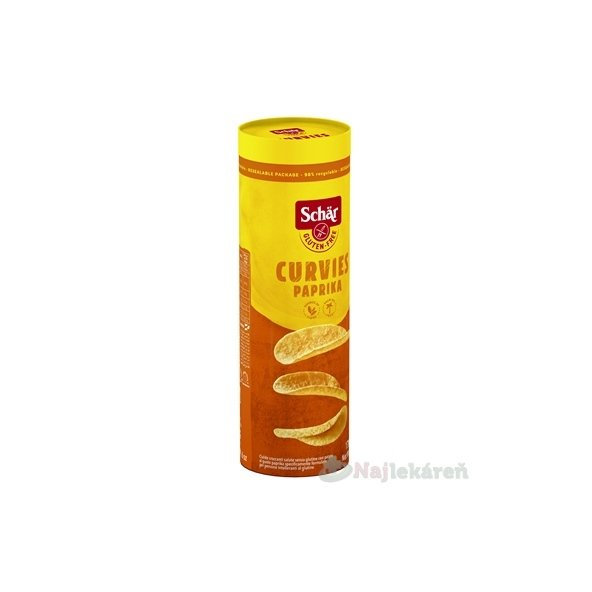 Schär Curvies Paprika chipsy