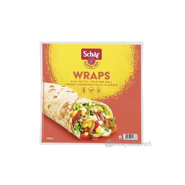 Schär Wrap bezlepkové tortilly