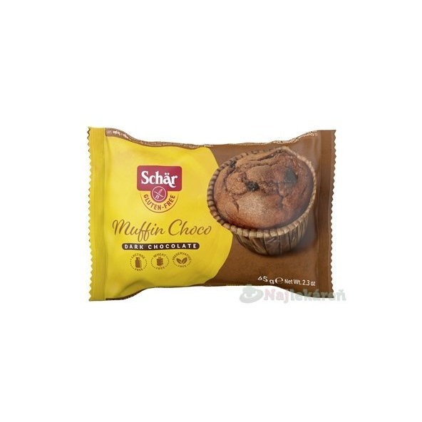 Schär Muffin Choco bezlepkový muffin 65 g