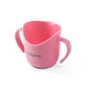 Babyono ergonomický hrneček s oušky 120 ml růžový 6 m+