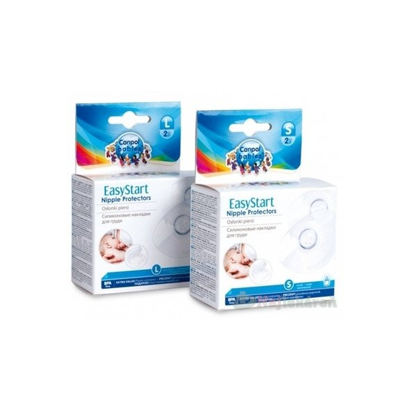 Canpol Babies EasyStart Premium chrániče bradavek L 2 ks