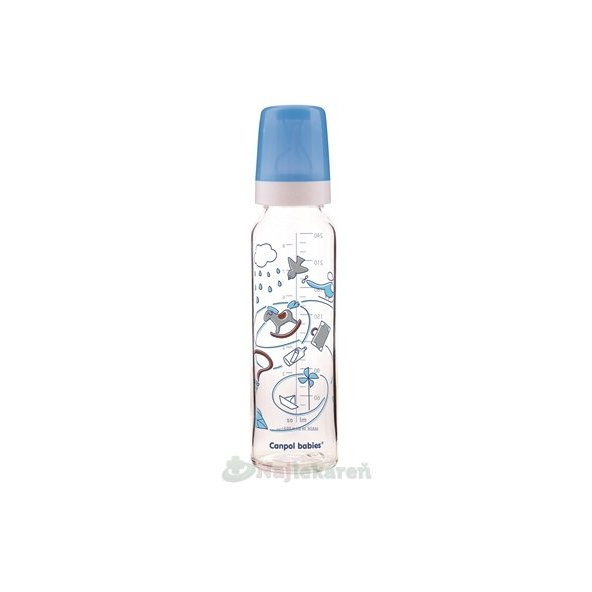 Canpol Babies Dekor kojenecká láhev 240 ml