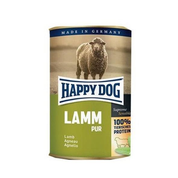 Happy Dog Premium Fleisch Pur konzerva pro psy jehněčí maso 400 g