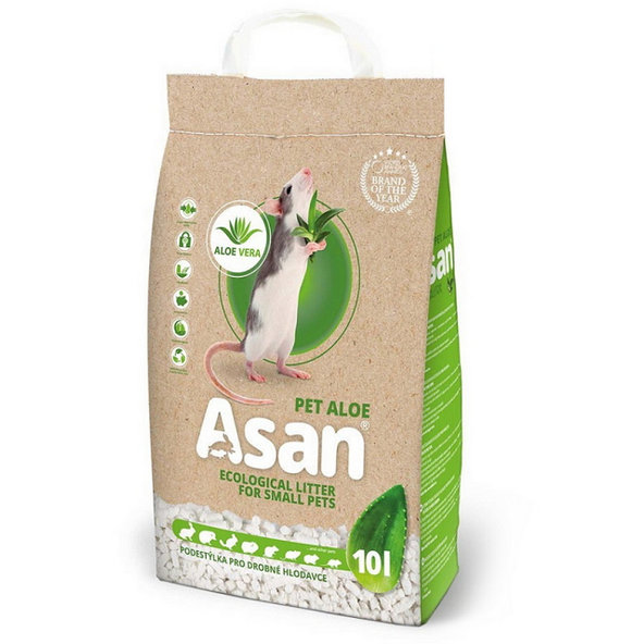 ASAN Pet Aloe podestýlka pro hlodavce 10l