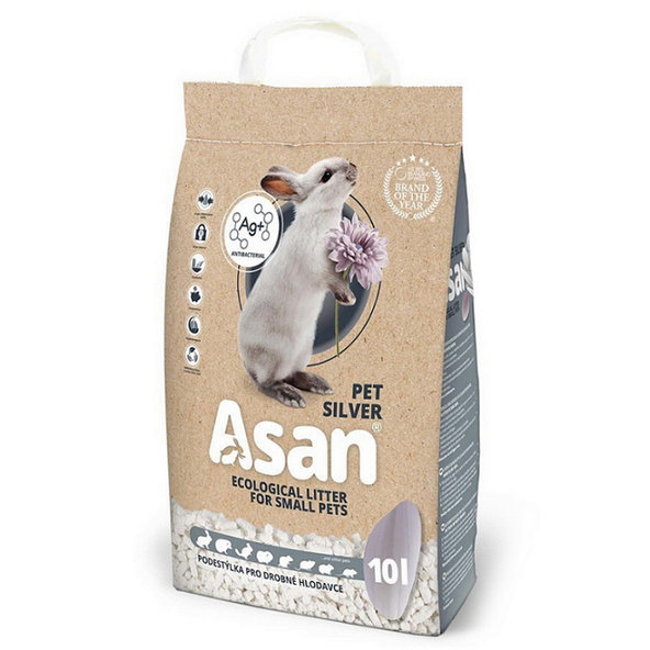 ASAN Pet Silver podestýlka pro hlodavce 10l