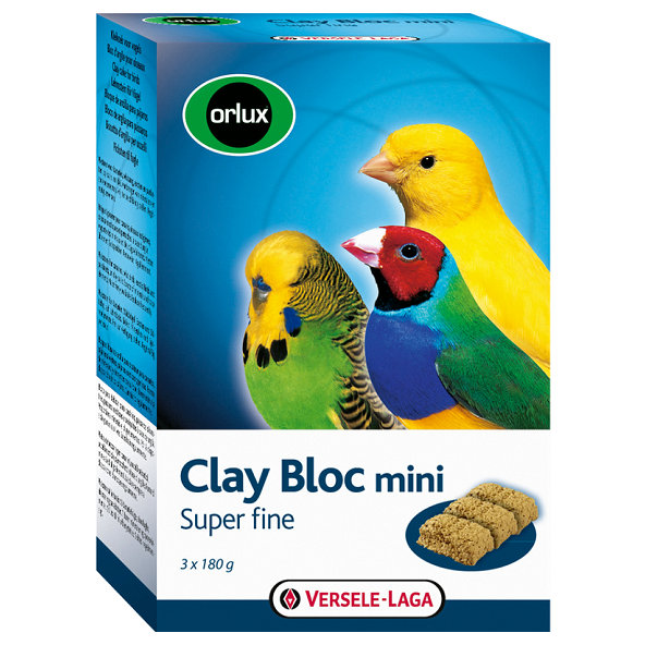 Versele Laga Orlux Clay Bloc Mini jílový blok pro malé druhy ptáků 540 g