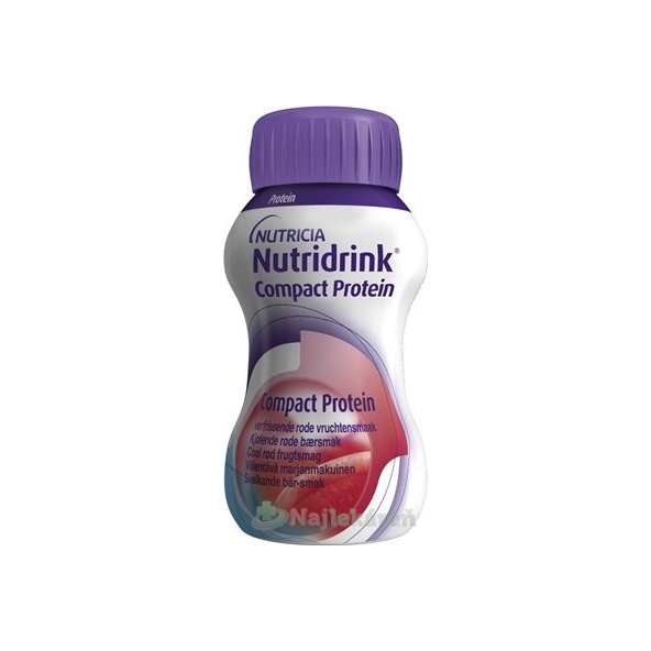 Nutridrink Compact Protein chladivé červené ovoce 24x125 ml