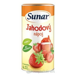 SUNAR Rozpustný nápoj jahodový prášek 6m+ 200 g