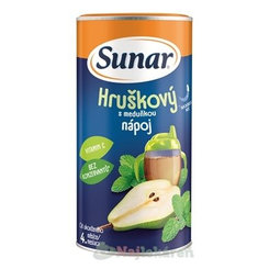 Sunar rozpustný nápoj hruška meduňka na dobrou noc 4m+ 200 g