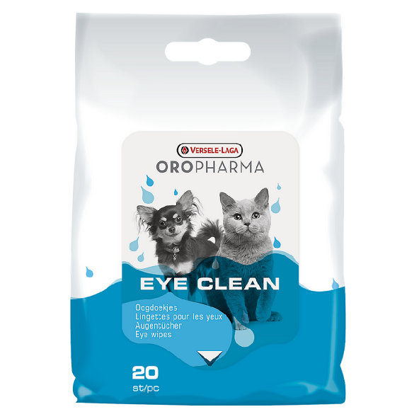 Versele-Laga Oropharma Eye Clean čisticí ubrousky na oči pro psy a kočky 20 ks