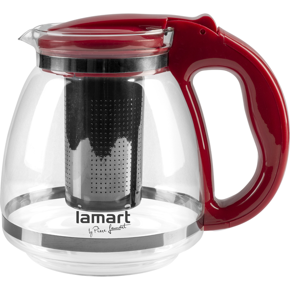 LAMART VERRE LT7074 konvice 1,5 l červená 1 ks