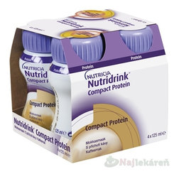 Nutridrink Compact Protein s příchutí mocca 4 x 125 ml