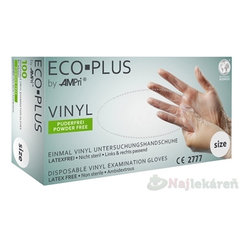 AMPri ECO PLUS vinylové rukavice bílé L 100 ks