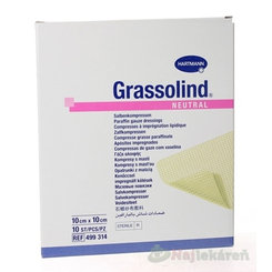 Grassolind Neutral sterilní krytí 10 × 10 cm 10 ks