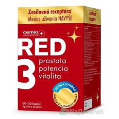 Cemio RED3 dárek 60 + 30 kapslí zdarma