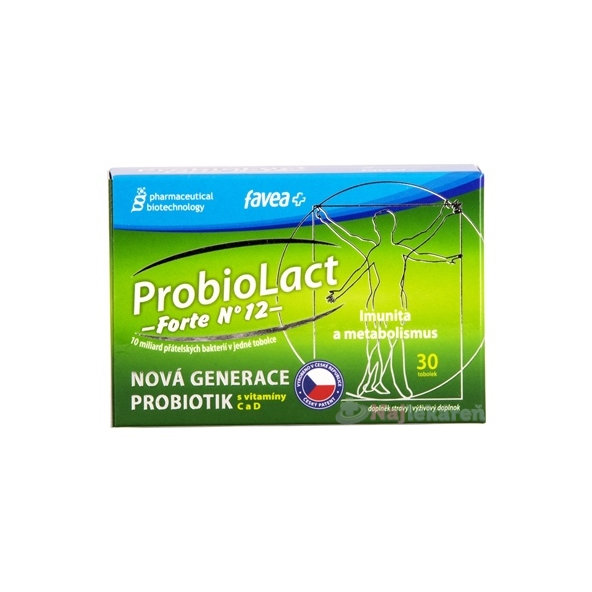 favea ProbioLact Forte N°12 30 kapslí