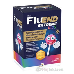 SWP FluEND EXTREME KIDS lízátka s příchutí medu 10 ks