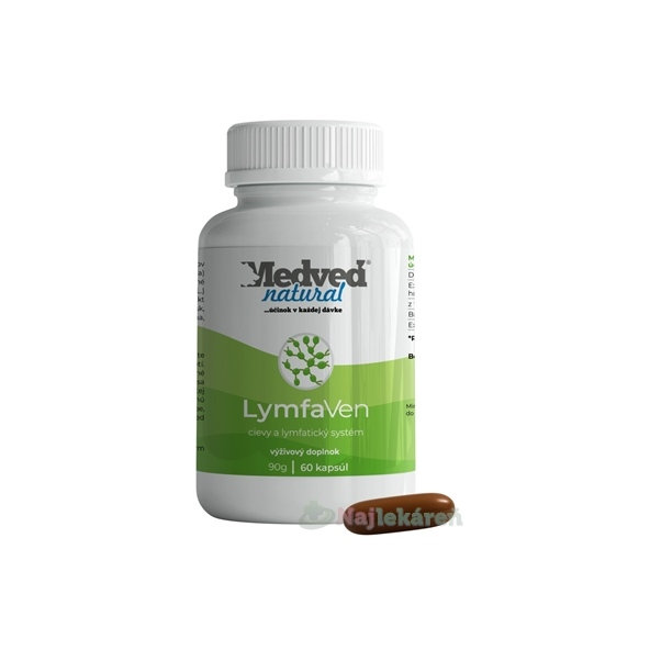 Medveď natural LymfaVen 60 kapslí