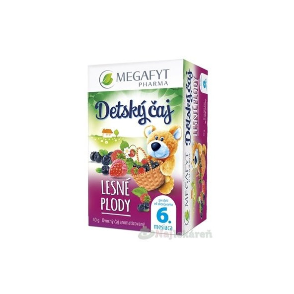 MEGAFYT Dětský čaj Lesní plody 6 m+ 20 sáčků