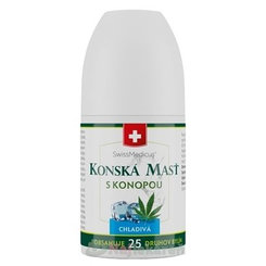 Koňská mast s konopím chladivá roll-on na bolest 90 ml