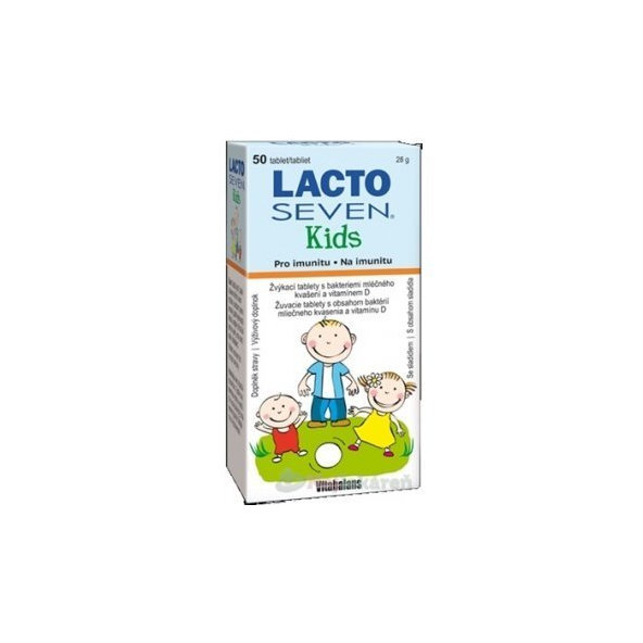 Vitabalans Lactoseven Kids žvýkací tablety 450 tablet