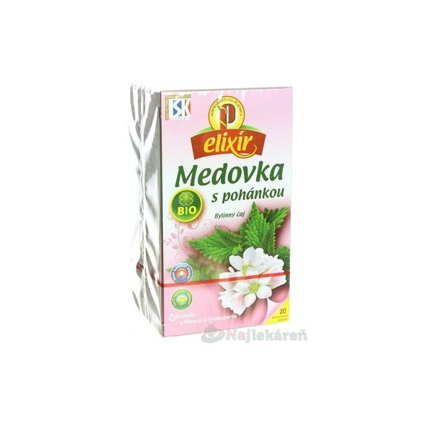 AGROKARPATY BIO meduňka s pohankou čaj 20x1,5 g