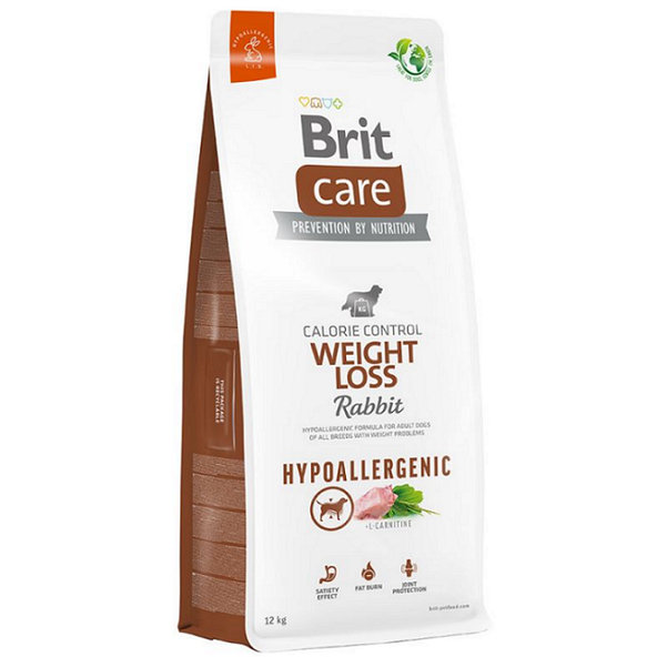 Brit Care Dog Hypoallergenic Weight Loss Rabbit 12 kg