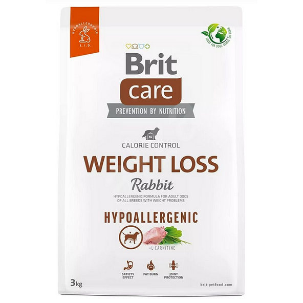 Brit Care Dog Hypoallergenic Weight Loss Rabbit 3 kg