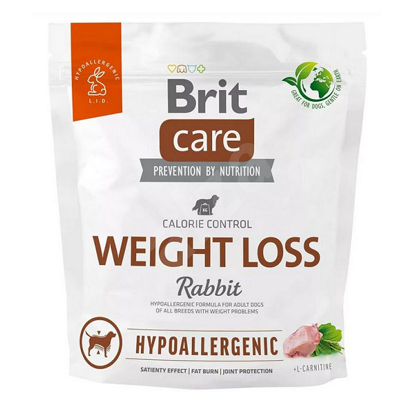 Brit Care Dog Hypoallergenic Weight Loss Rabbit 1 kg