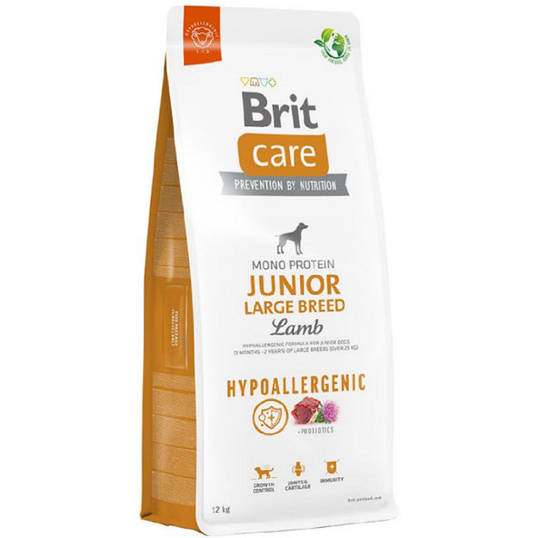 Brit Care Dog Hypoallergenic Junior Large Breed Lamb 12 kg