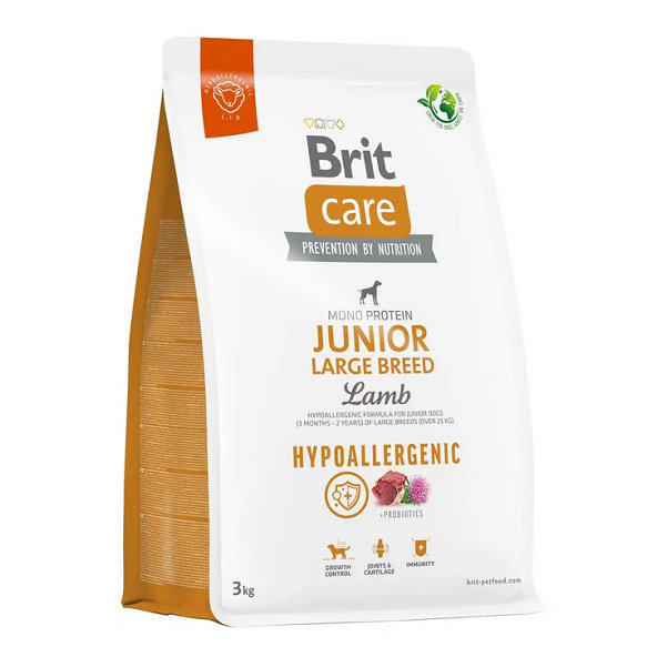 Brit Care Dog Hypoallergenic Junior Large Breed Lamb 3 kg