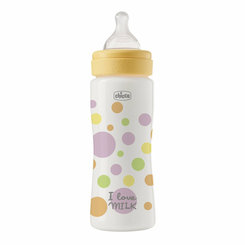 Chicco láhev Perfect Easy 330 ml fast silikon holka 4 m+