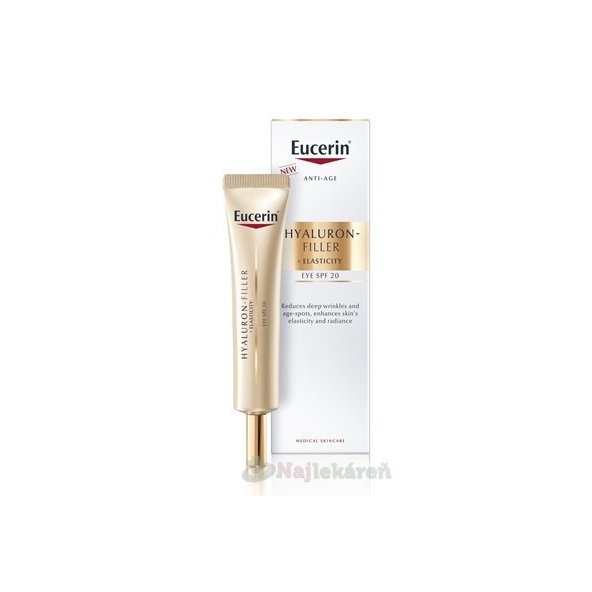 EUCERIN Hyaluron-Filler + Elasticity oční krém SPF 20 15 ml