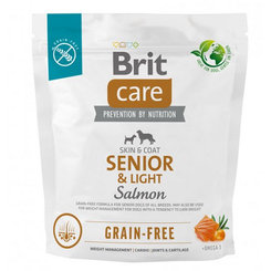 Brit Care Dog Grain Free Senior & Light Salmon 1 kg