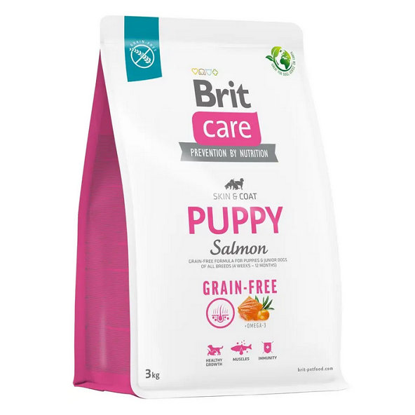 Brit Care Dog Grain Free Puppy Salmon 3 kg