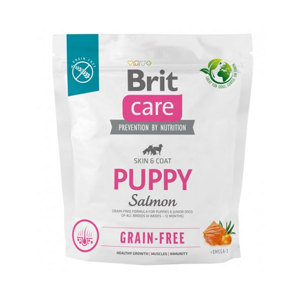 Brit Care Dog Grain Free Puppy Salmon 1 kg